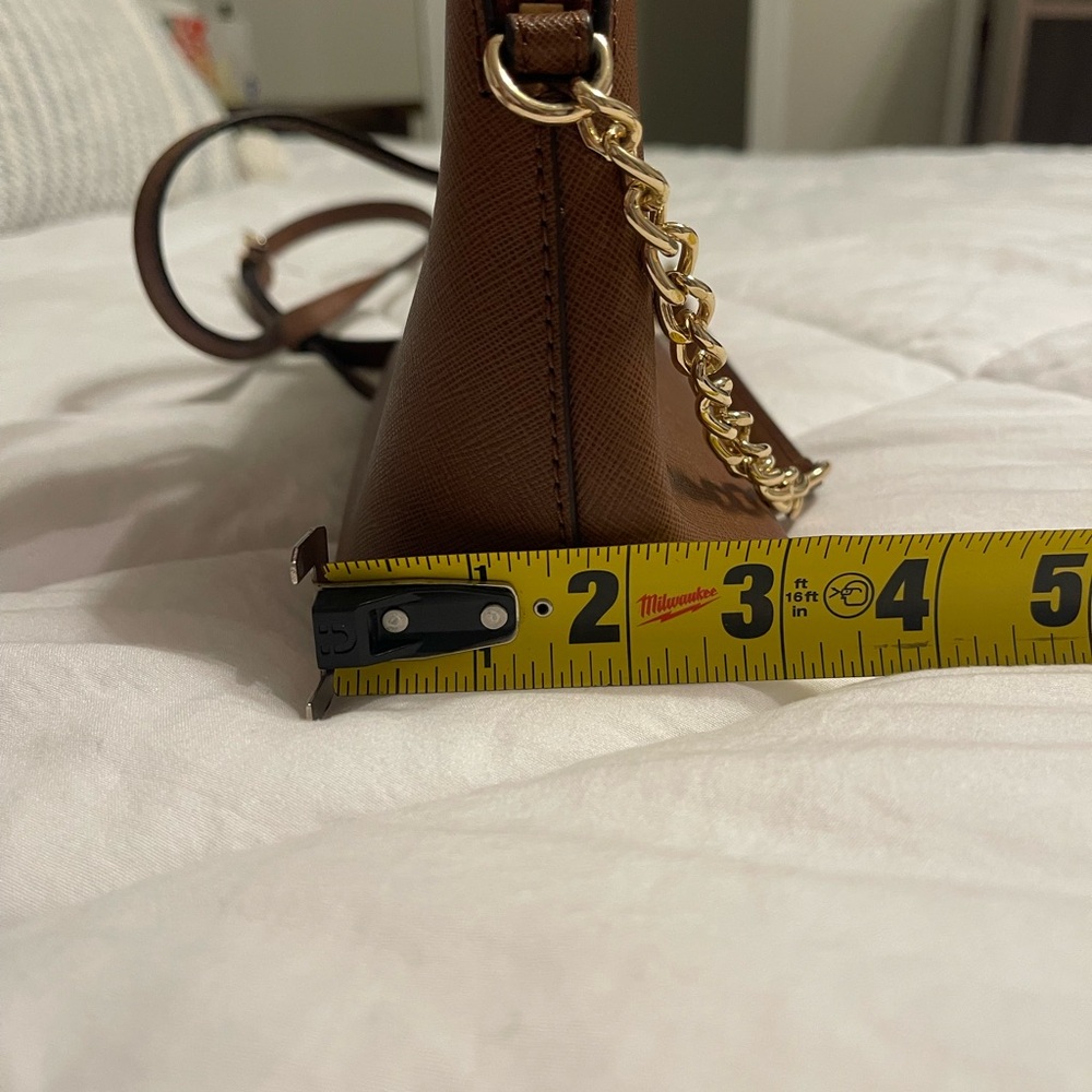 Michael Kors Brown Saffiano Cindy Crossbody - Picture 11 of 11